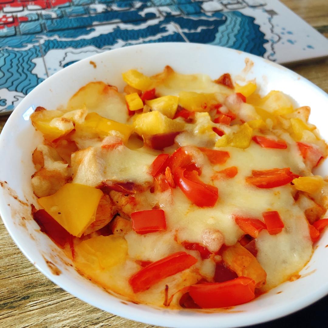番茄鸡肉浓情焗饭【两人份】