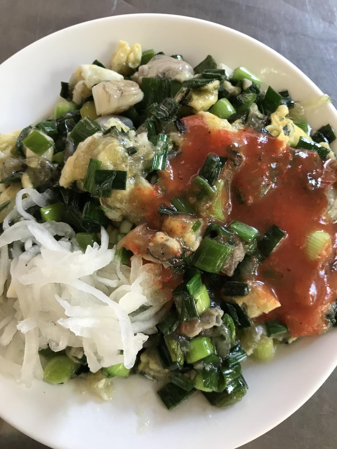 闽南版海蛎煎（蚵～仔煎啊！）