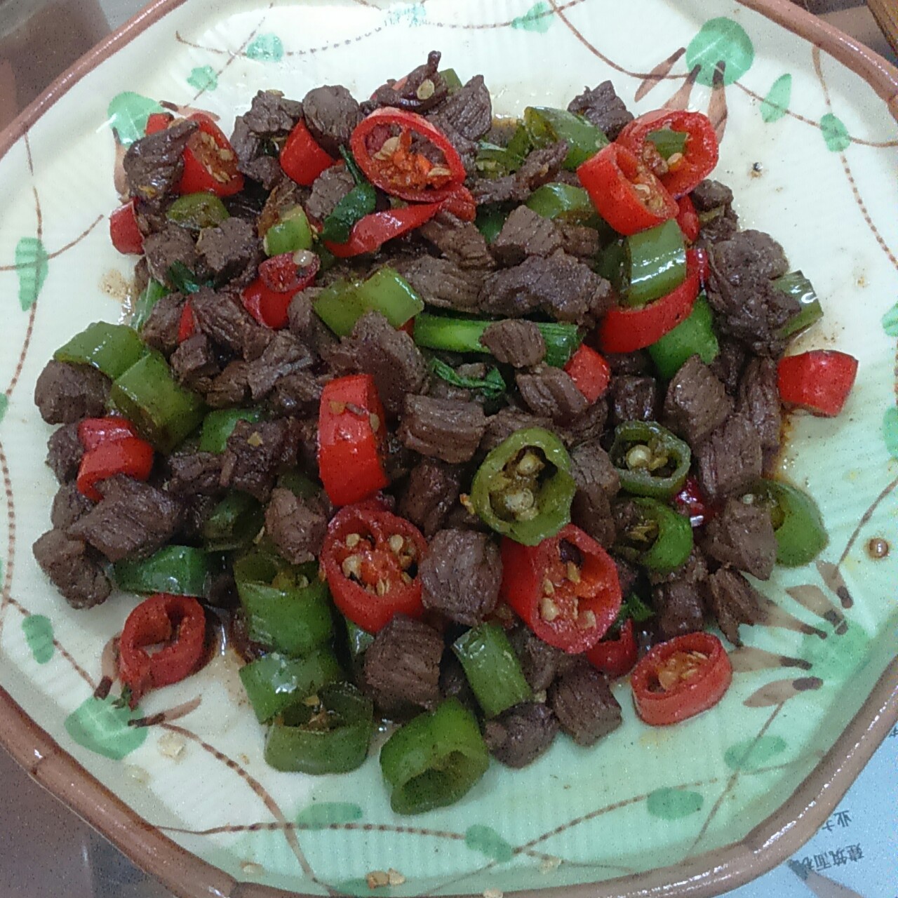 孜然牛肉粒