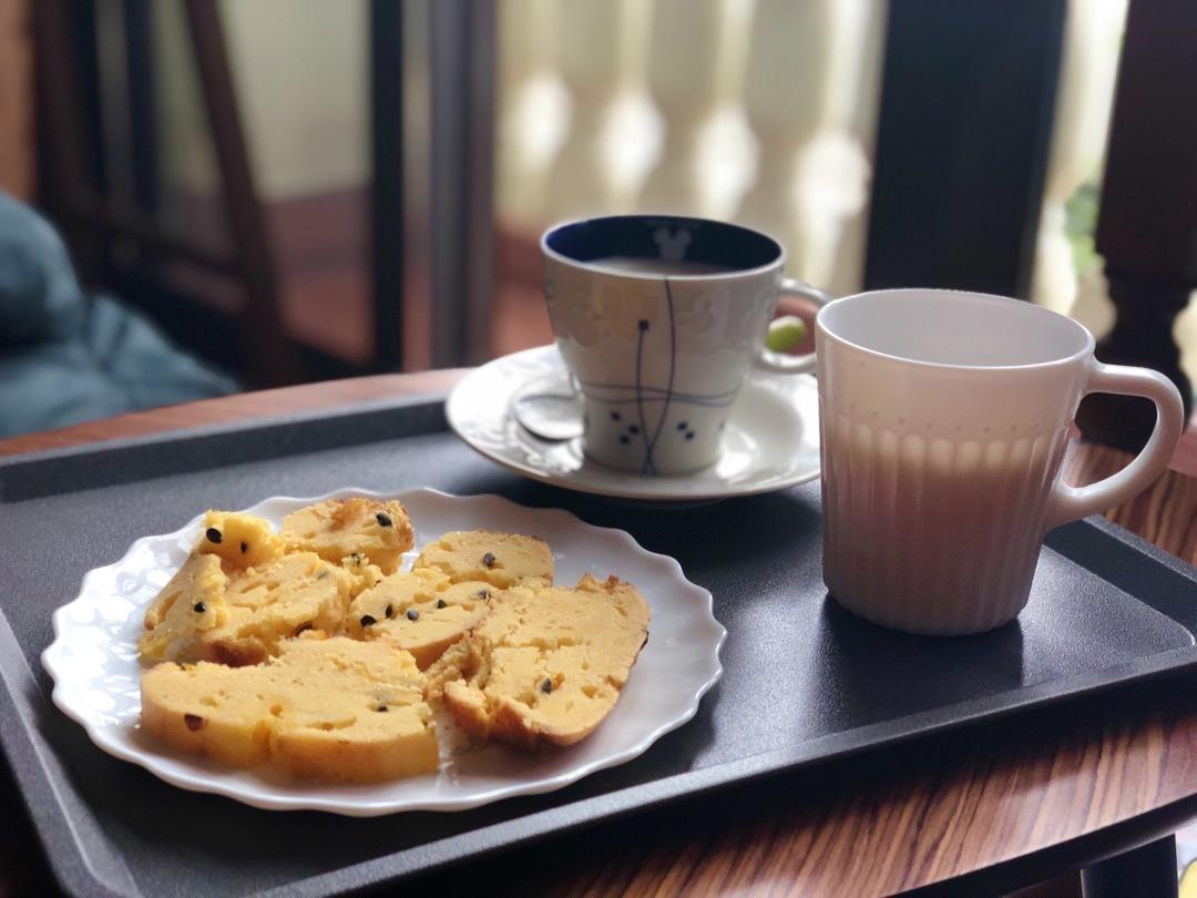 轻盈百香果磅蛋糕