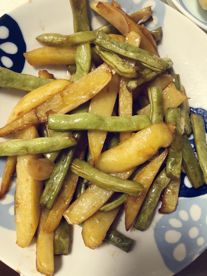 土豆烧豆角