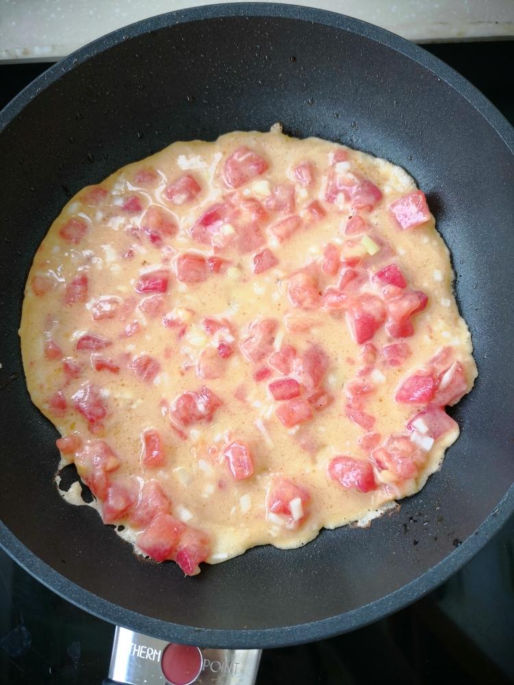 西红柿🍅鸡蛋🥚煎饼的做法
