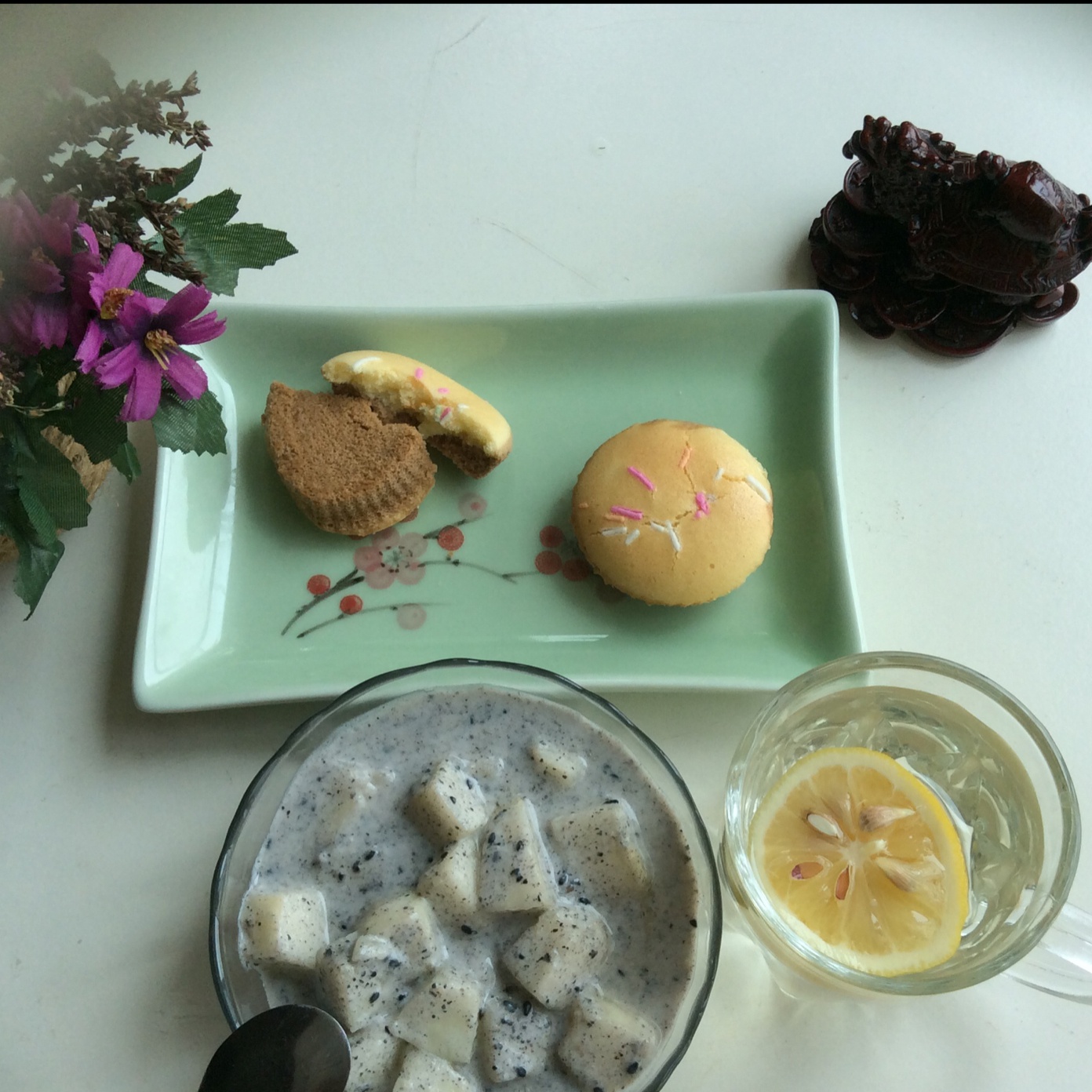 柠檬戚风小蛋糕