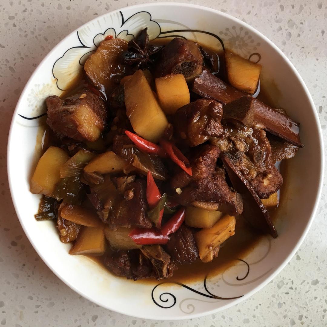 板栗焖排骨