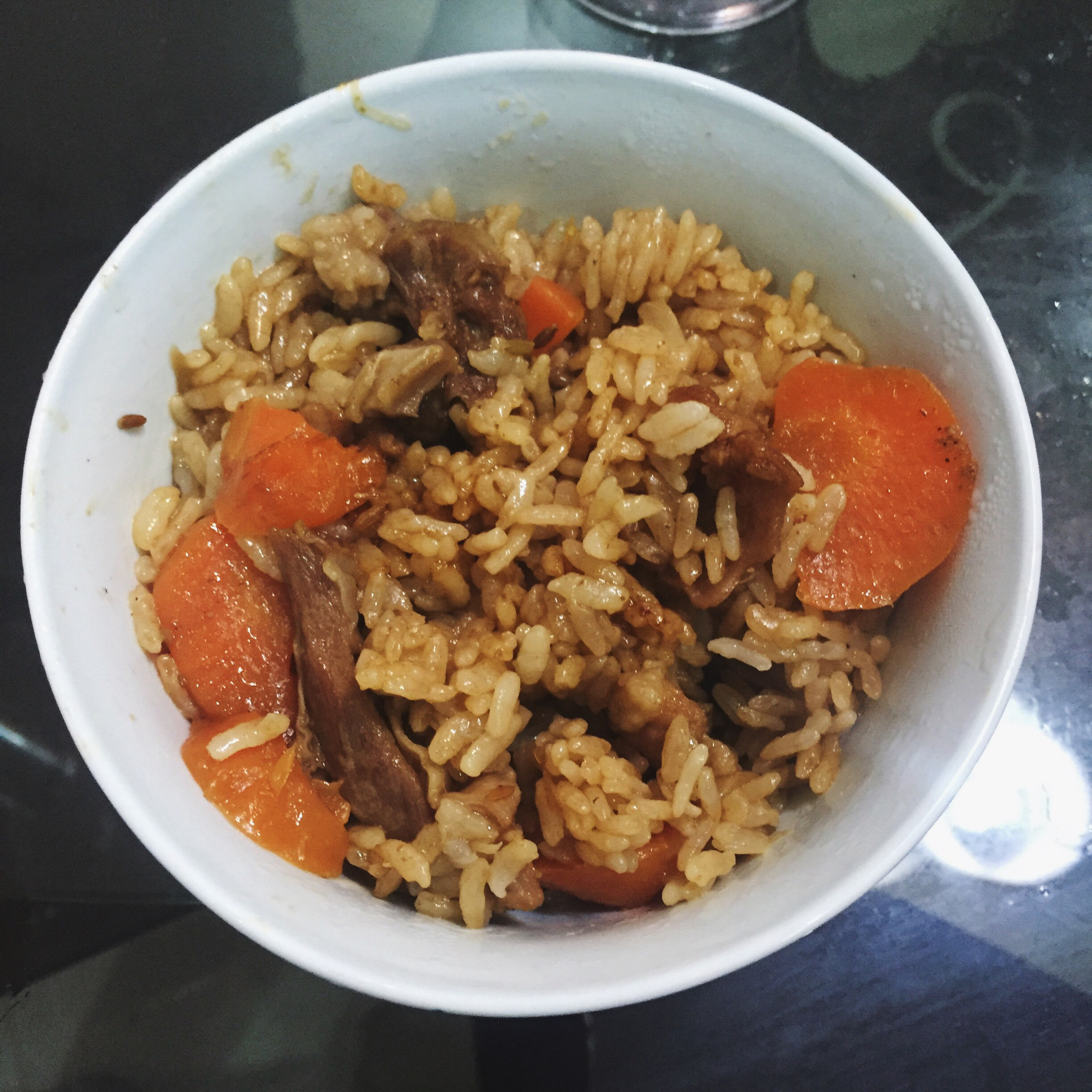 喷香羊肉焖饭