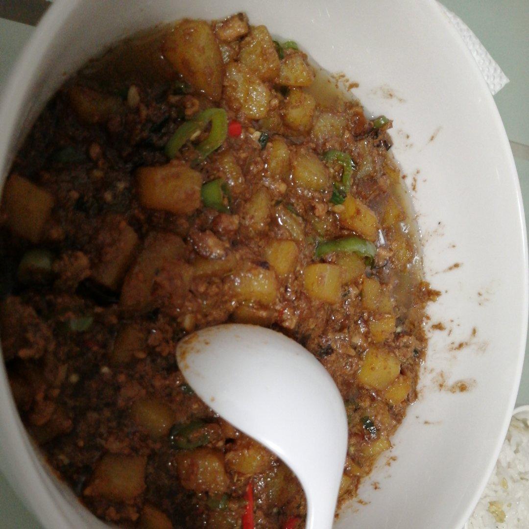 ㊙️香菇土豆肉沫拌饭❗️比外卖还好吃