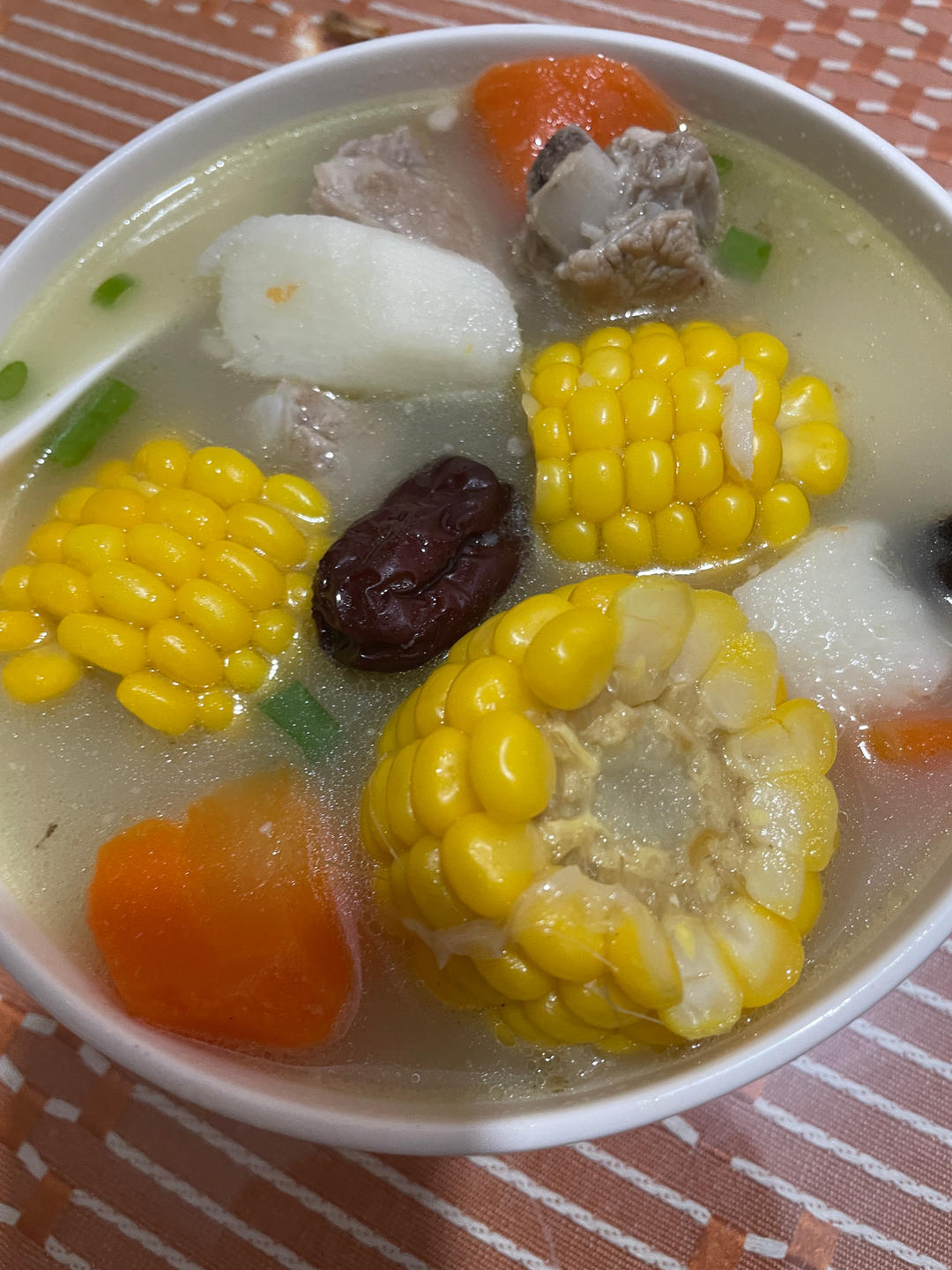 连吃三碗的玉米山药排骨汤