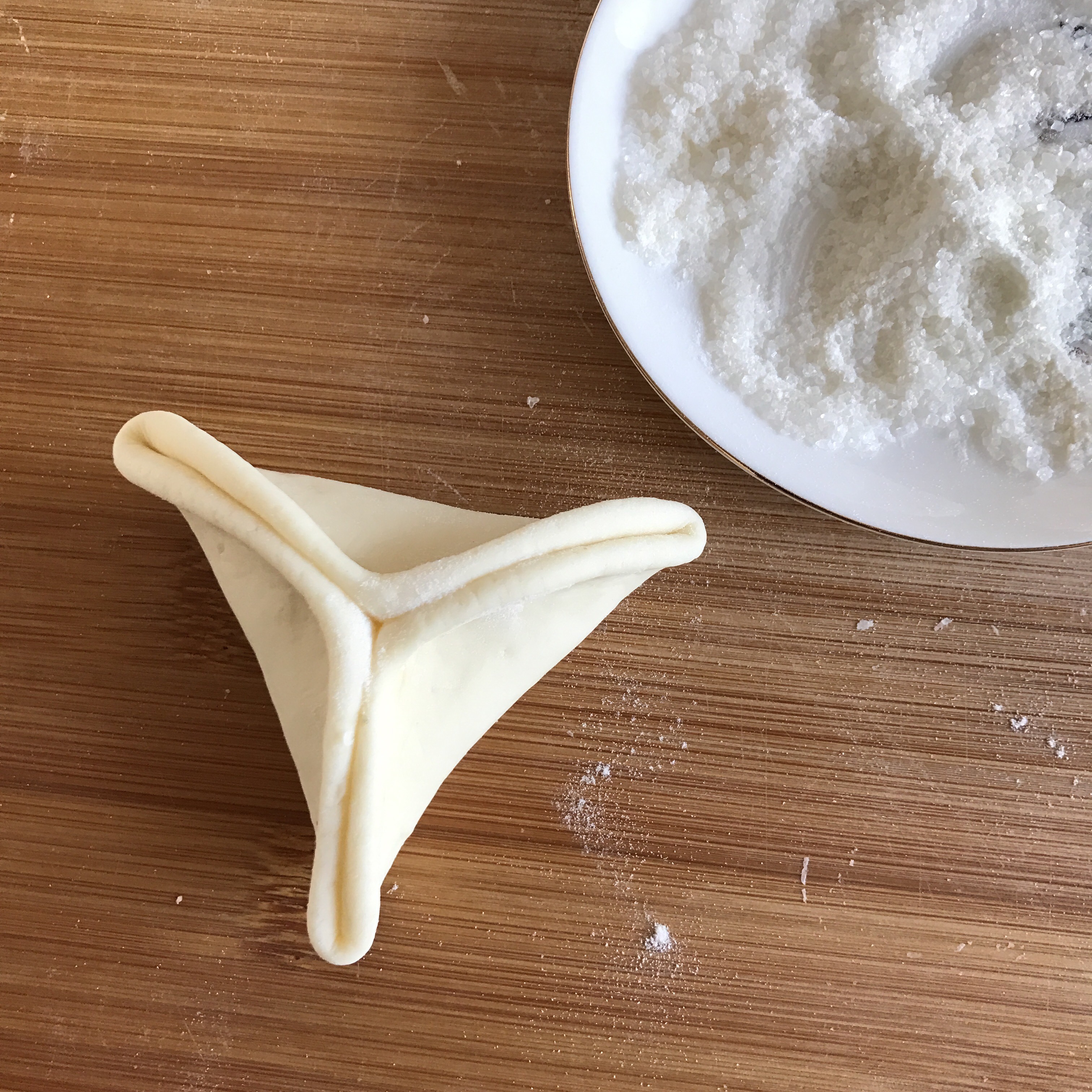 一次发酵糖三角的做法 步骤7