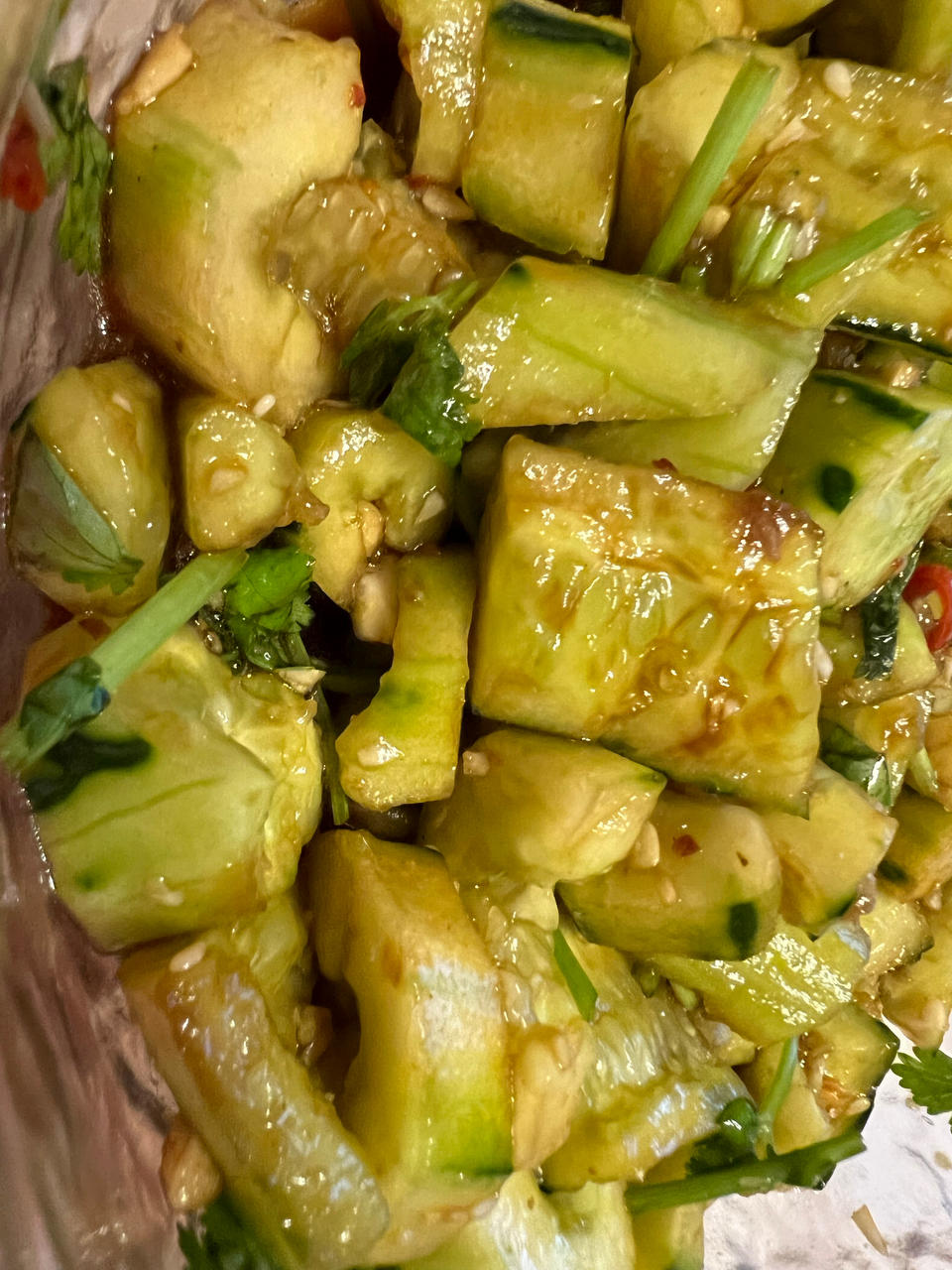 赞不绝口拍黄瓜🥒