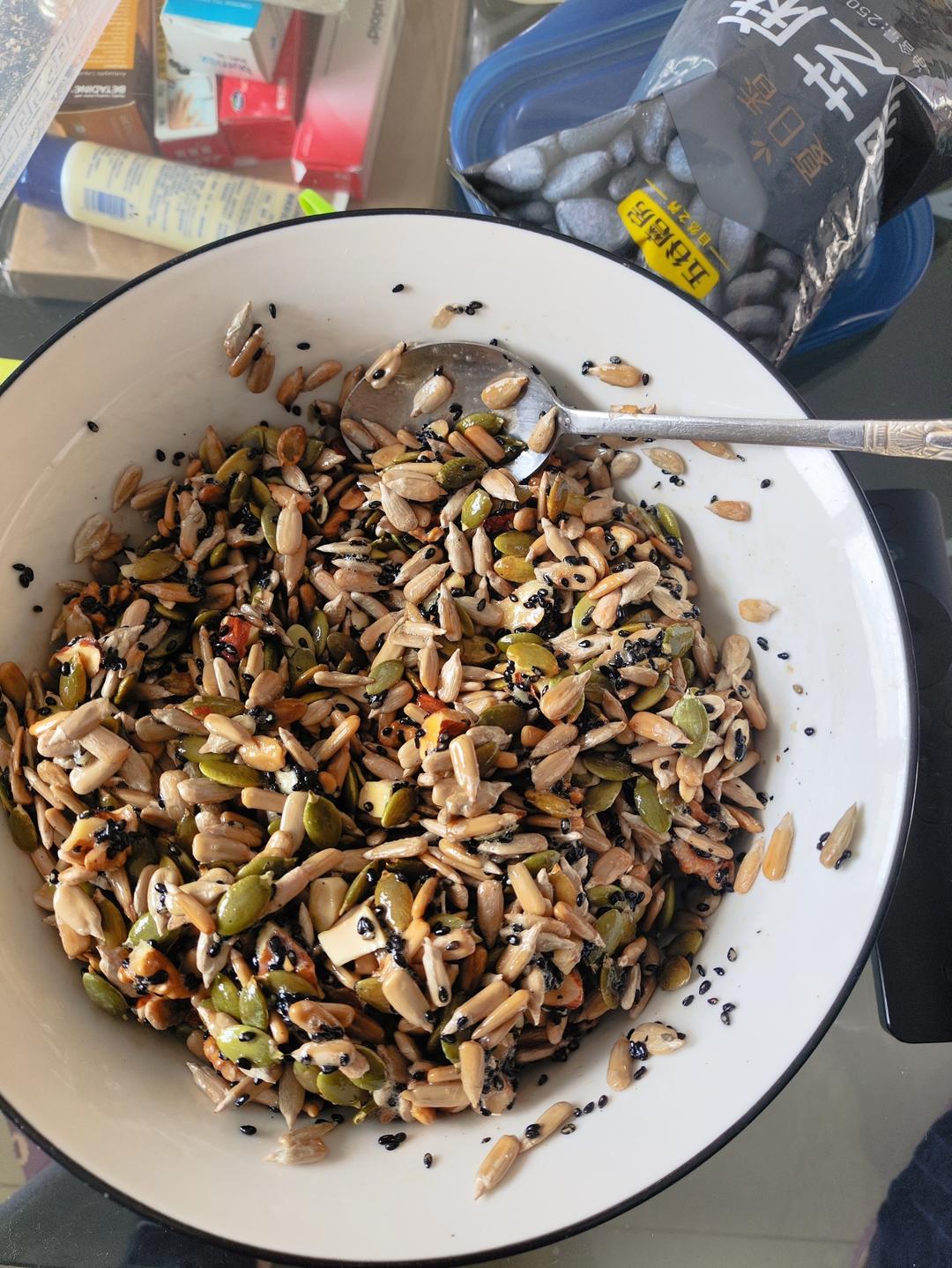 无糖无油坚果脆