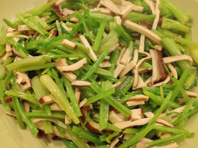 芹菜香干
