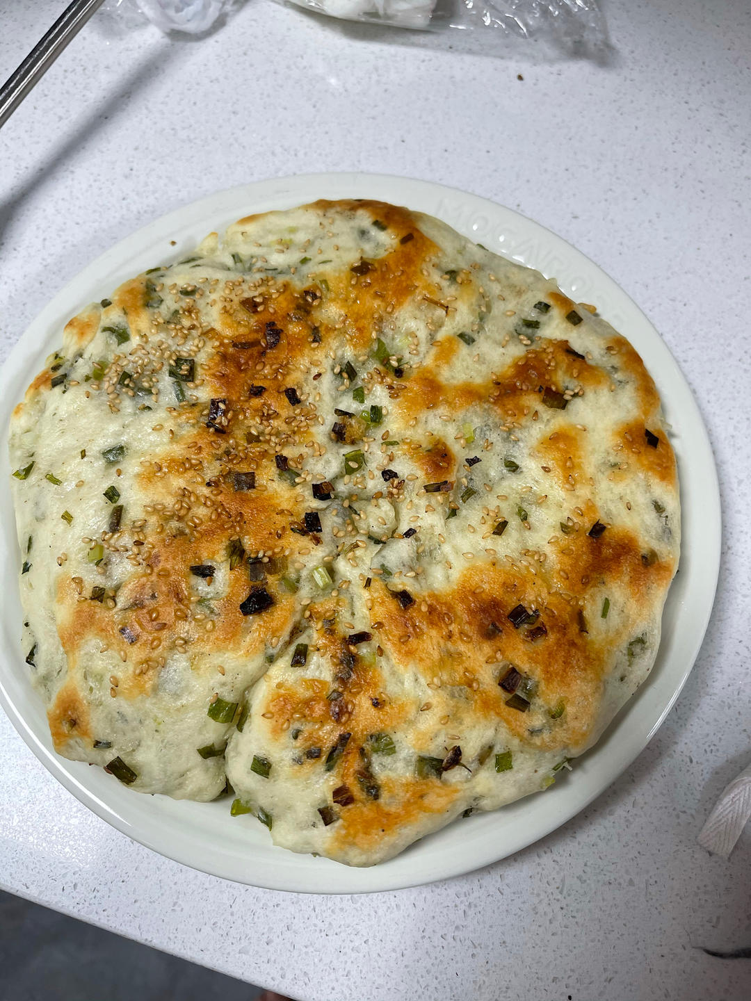 老上海羌饼（发面葱花饼）