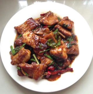 红烧鱼块