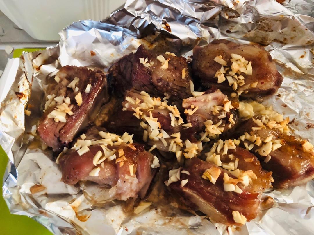 锡纸烤排骨
