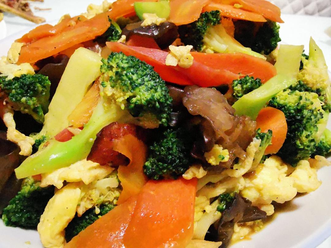 西兰花素炒