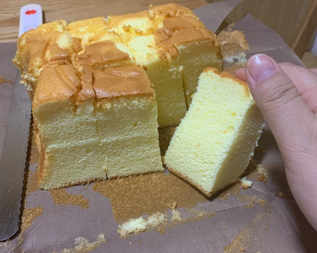 8寸蛋糕（烫面戚风）的做法