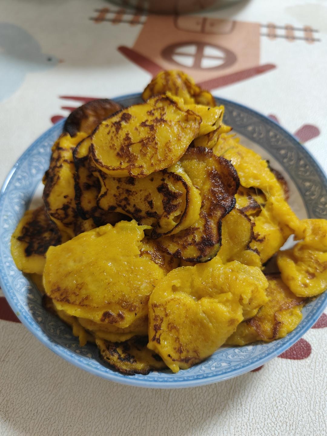 南瓜饼（面粉版）宝宝可吃