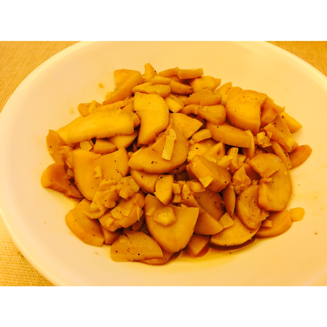 老丁的私房菜-美极杏鲍菇