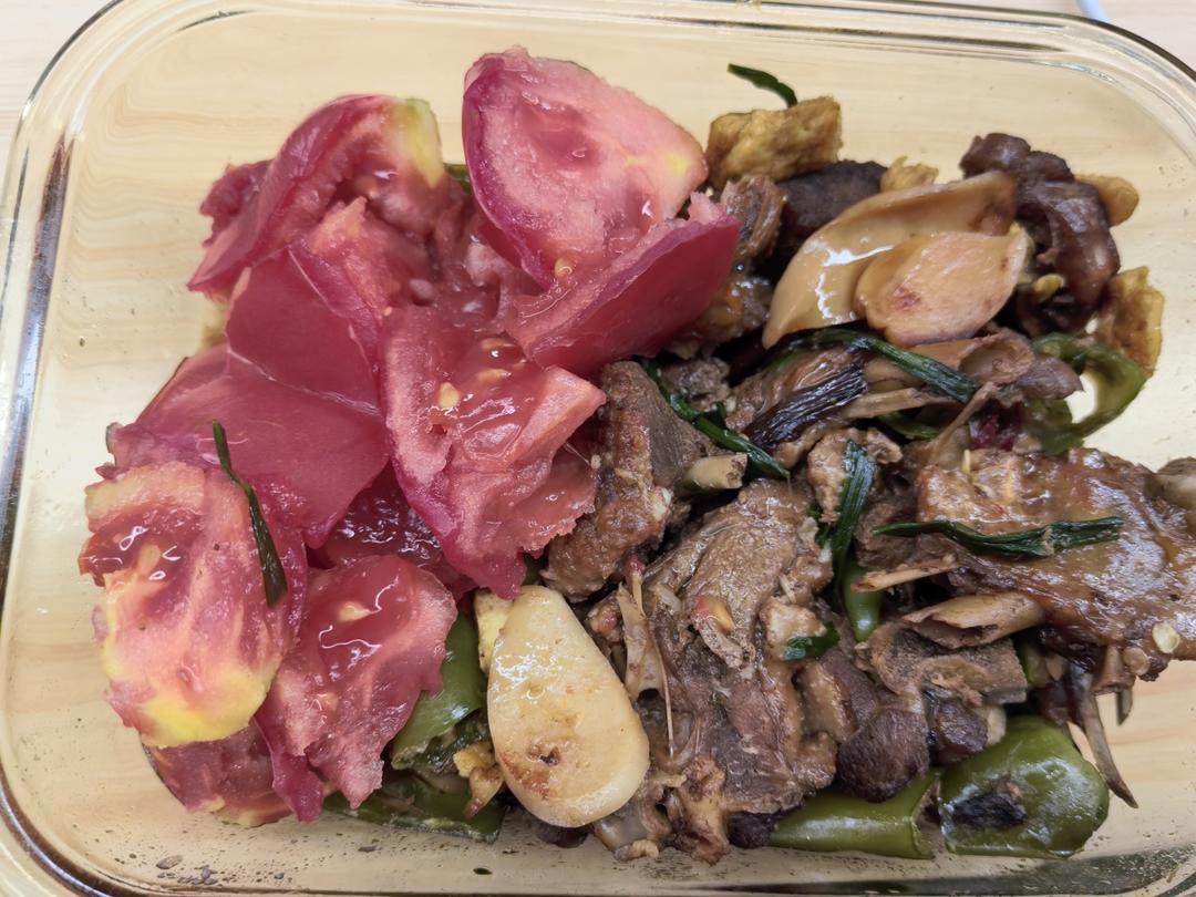 青椒火腿炒鸡蛋