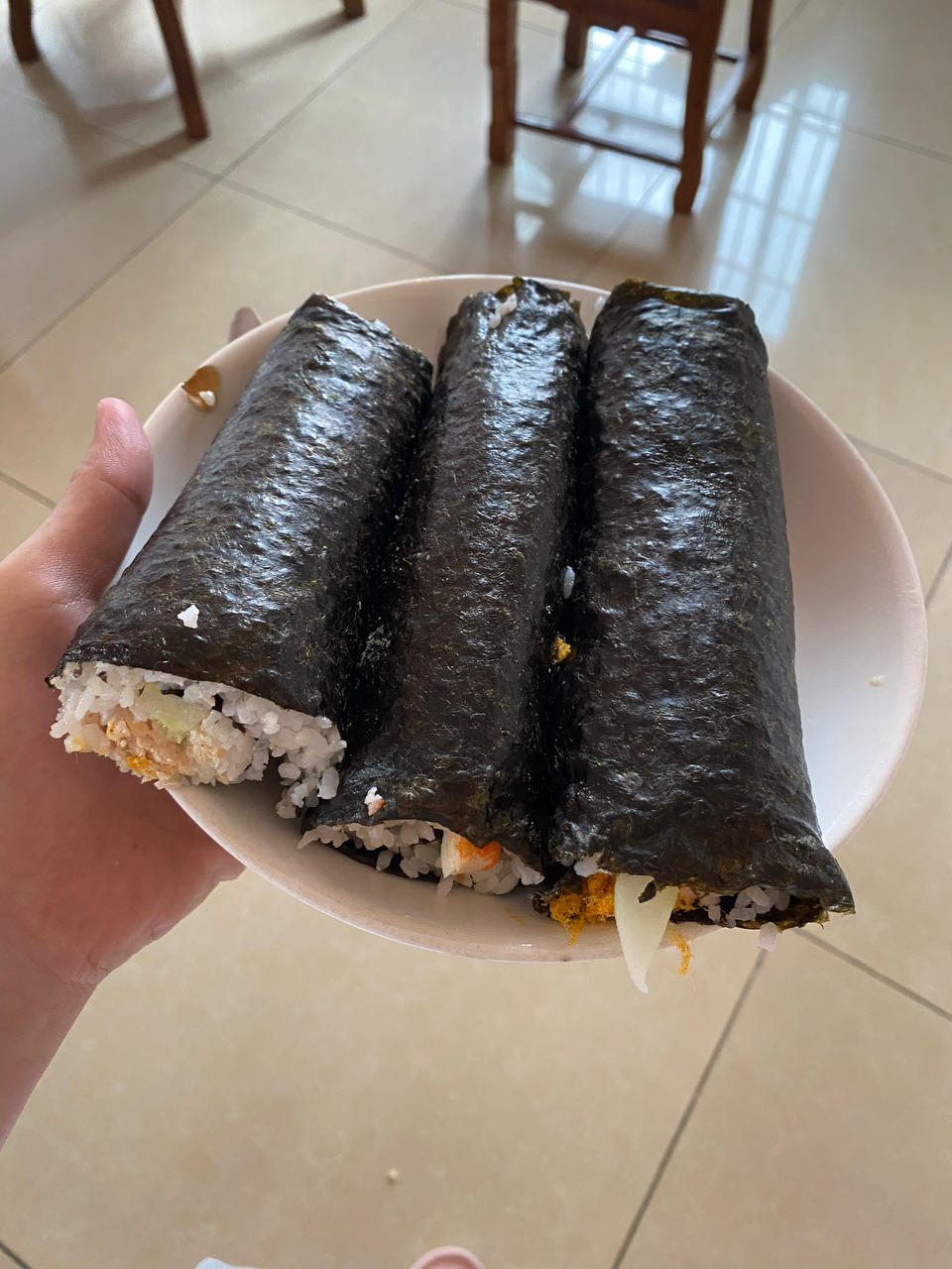 金枪鱼寿司卷，一口一个，超美味！