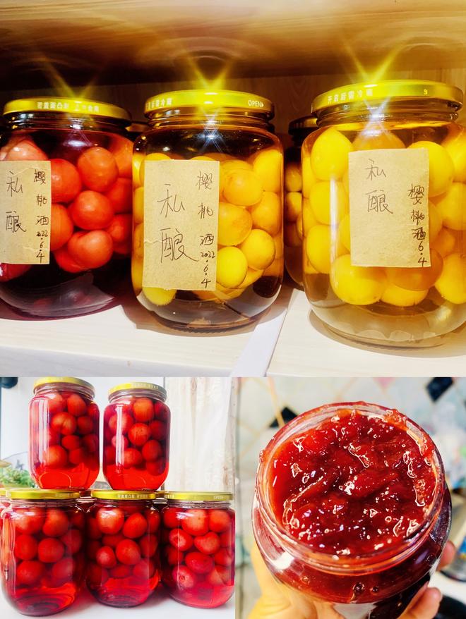 50斤樱桃咋吃：樱桃酒、樱桃罐头、樱桃果酱，冷藏、冷冻新鲜的做法