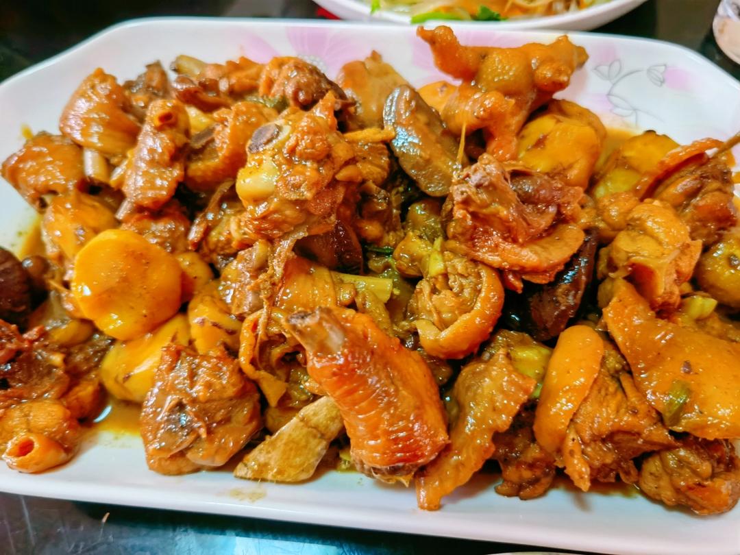香菇板栗焖鸡