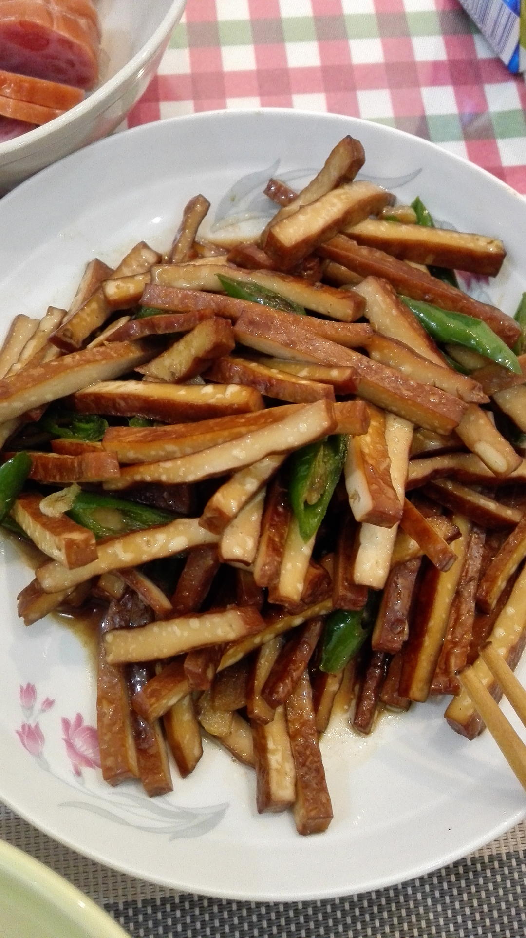 ninitu1221做的辣椒炒酱干