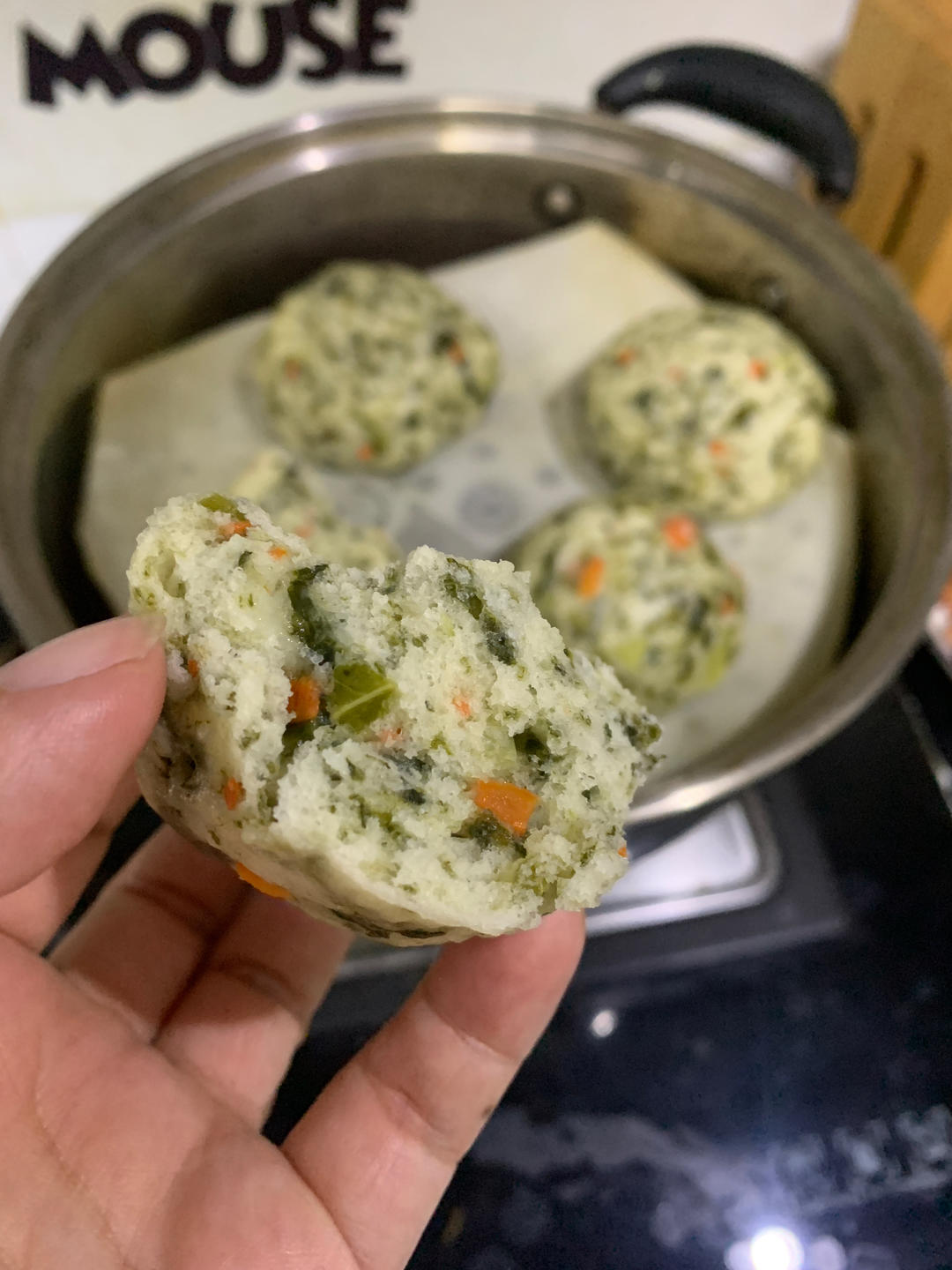 蔬菜馒头【宝宝辅食】
