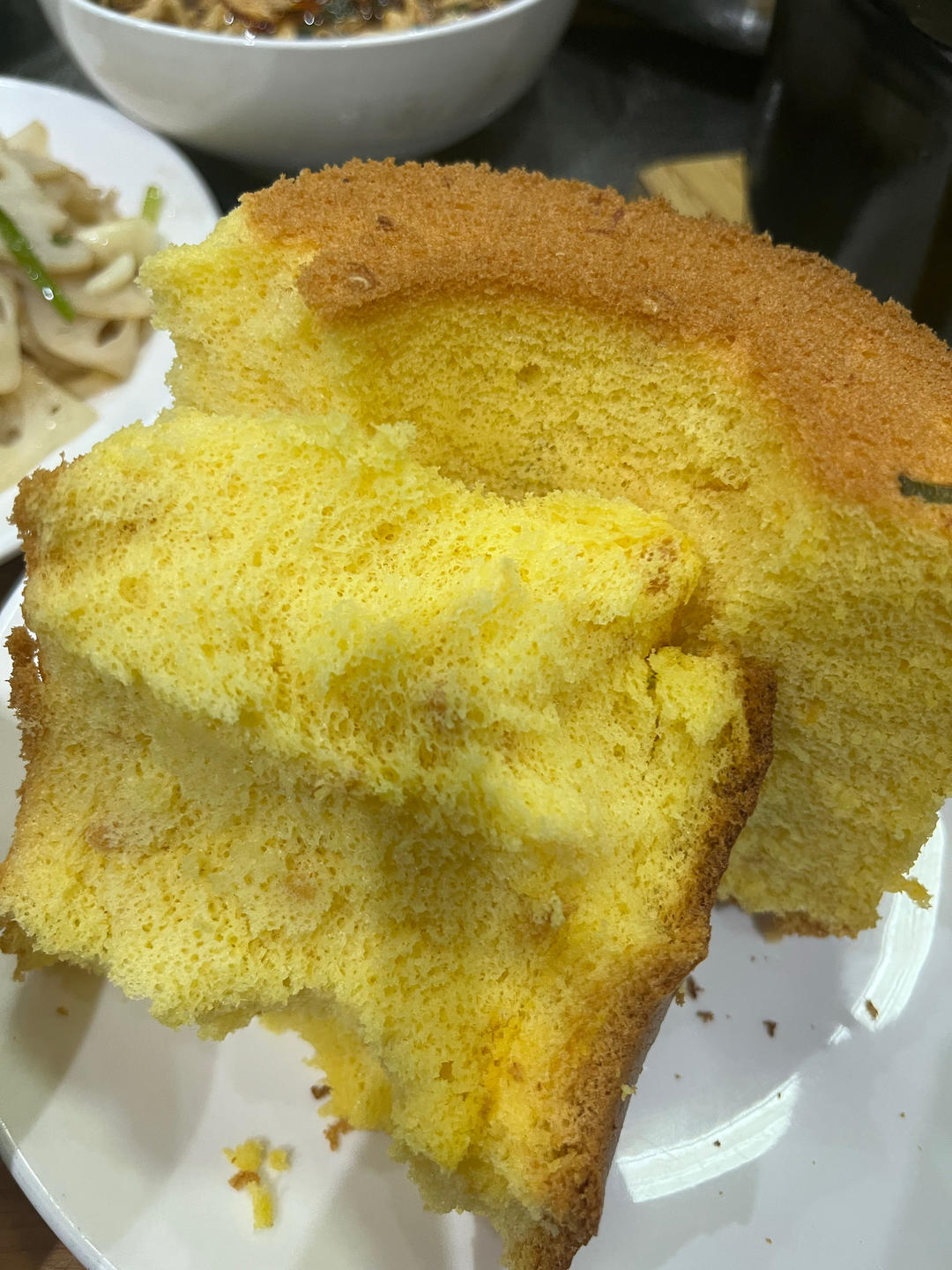 咸香戚风经典——黄金葱香肉松戚风