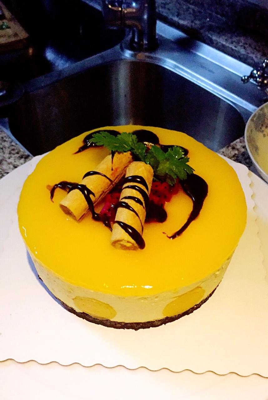 手机用户0921si5b做的鲜橙慕斯蛋糕