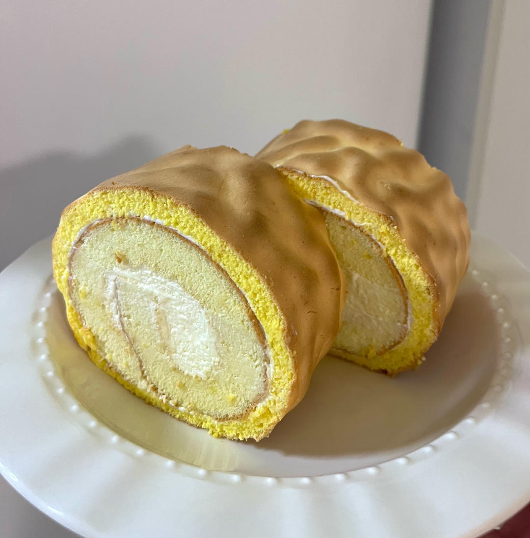 春天色 虎皮蛋糕卷.戚风蛋糕卷 by pink-rabbit