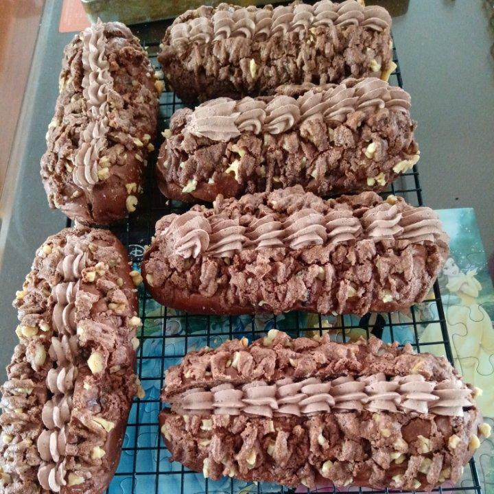 核桃布里奥斯/巧克力马里奥面包