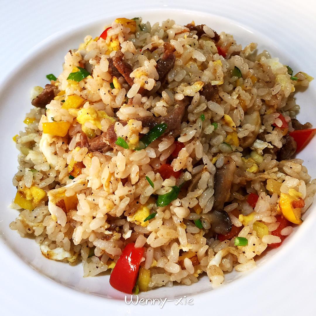 ava-xie做的孜然牛肉炒饭