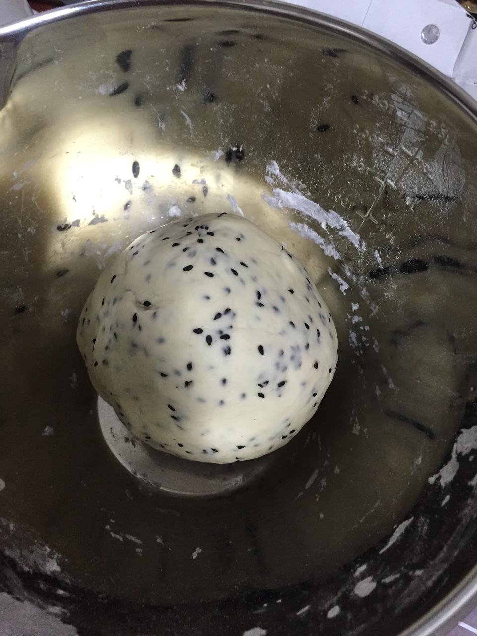 奶香黑芝麻馒头（一次性发酵）