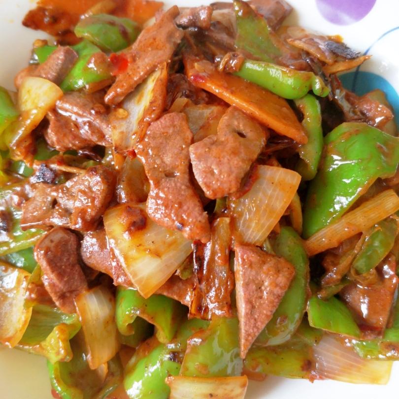 超级下饭的爆炒猪肝的做法