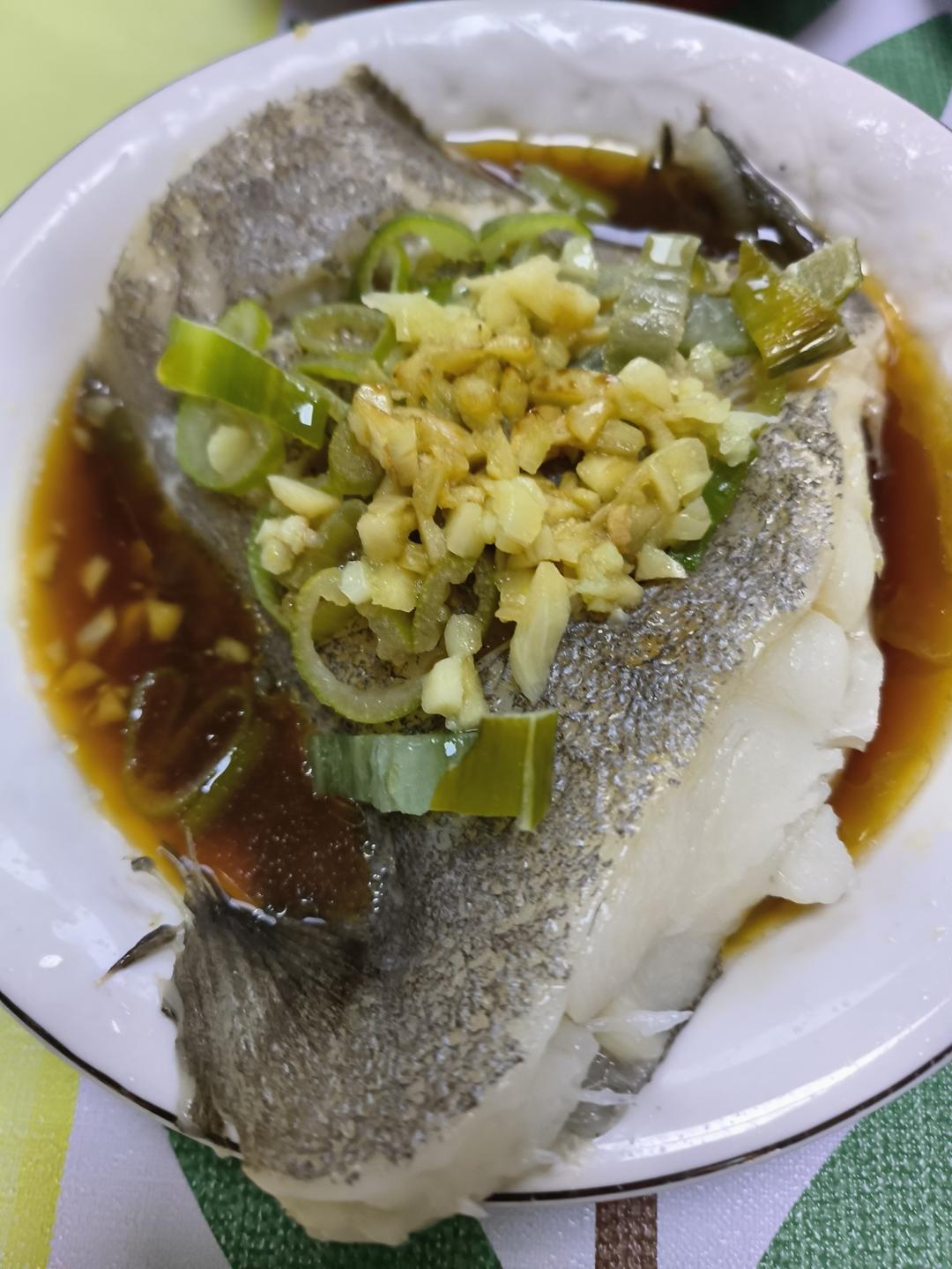 蒸鸦片鱼头（同鱼身做法一样）