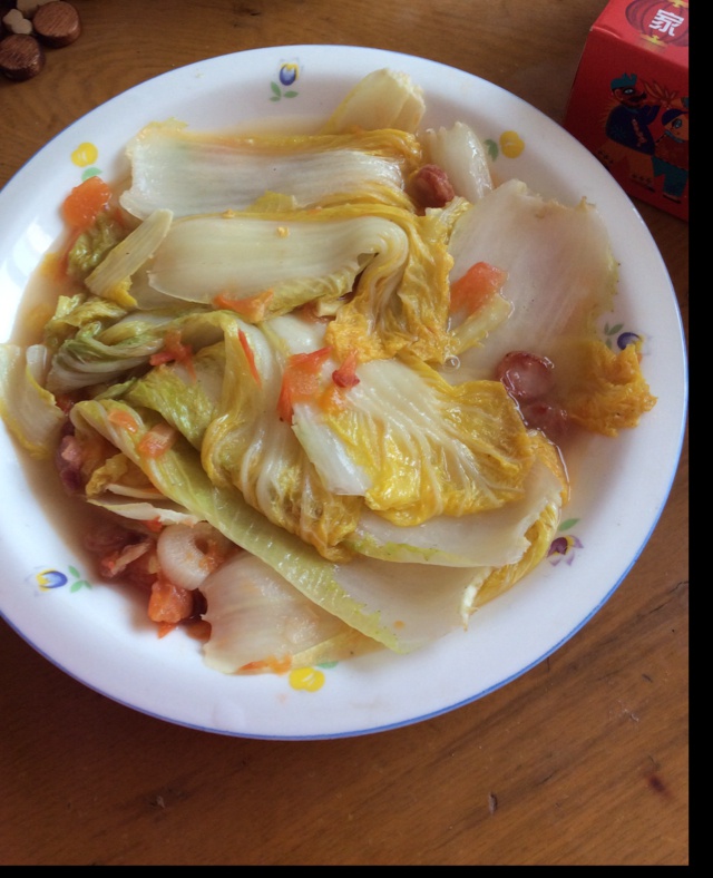 酸辣娃娃菜
