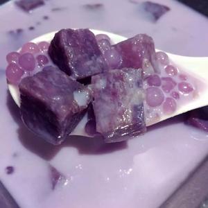 紫薯椰汁西米露的做法 步骤5