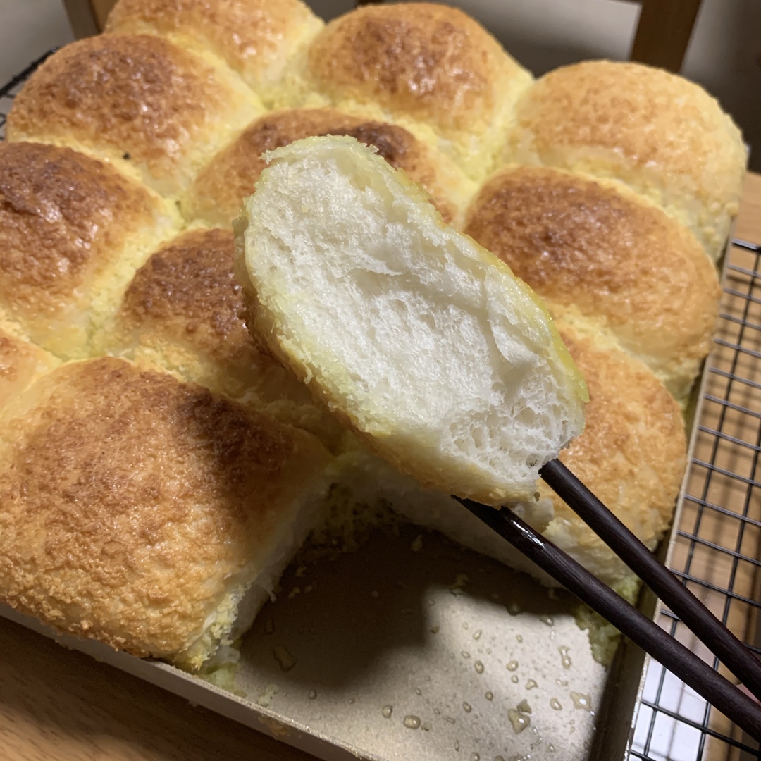 椰蓉泡浆小面包（汤种法）