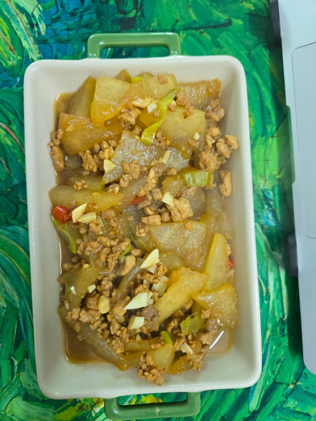 肉末炒冬瓜(超下饭)