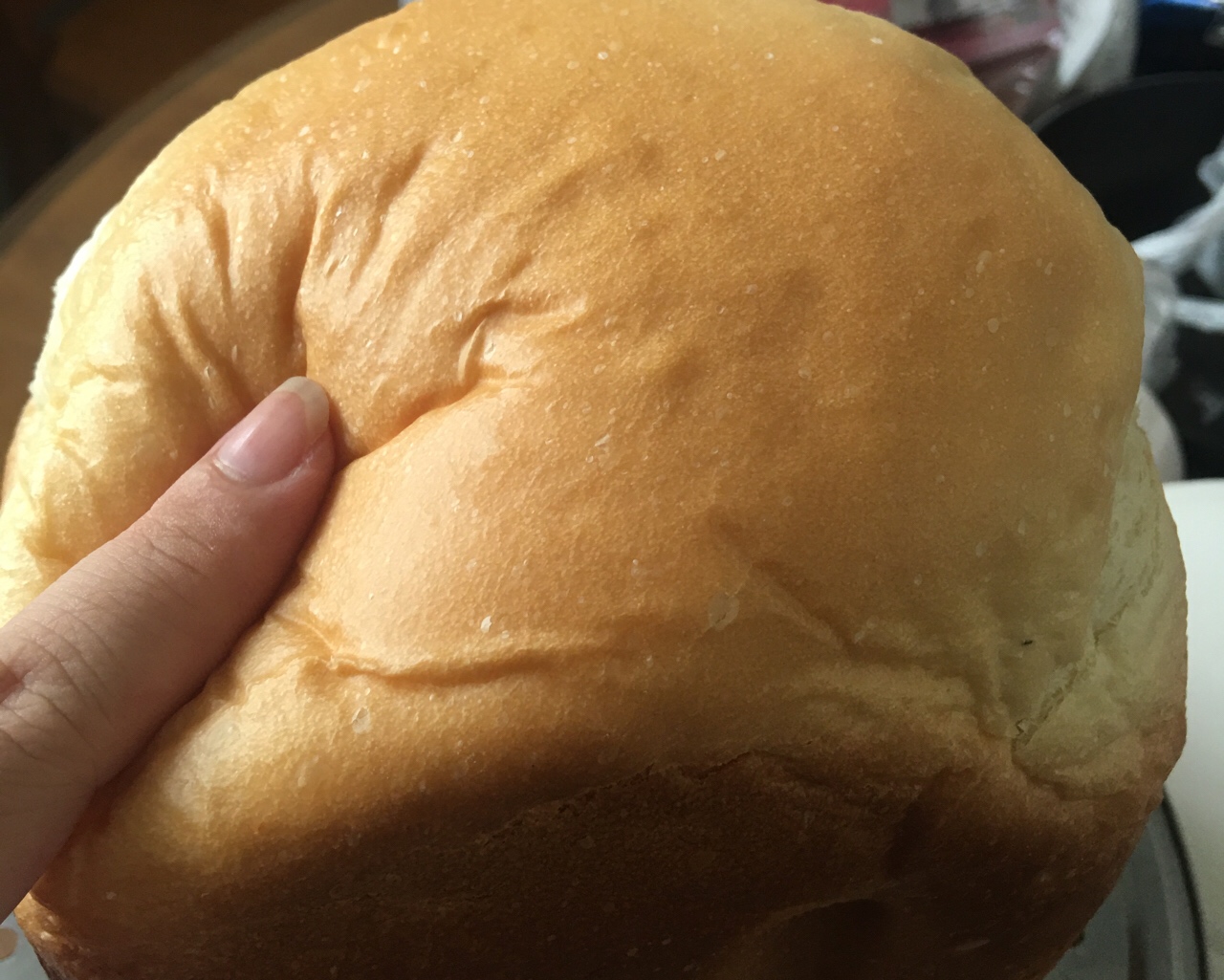 淡奶油面包（面包机）的做法