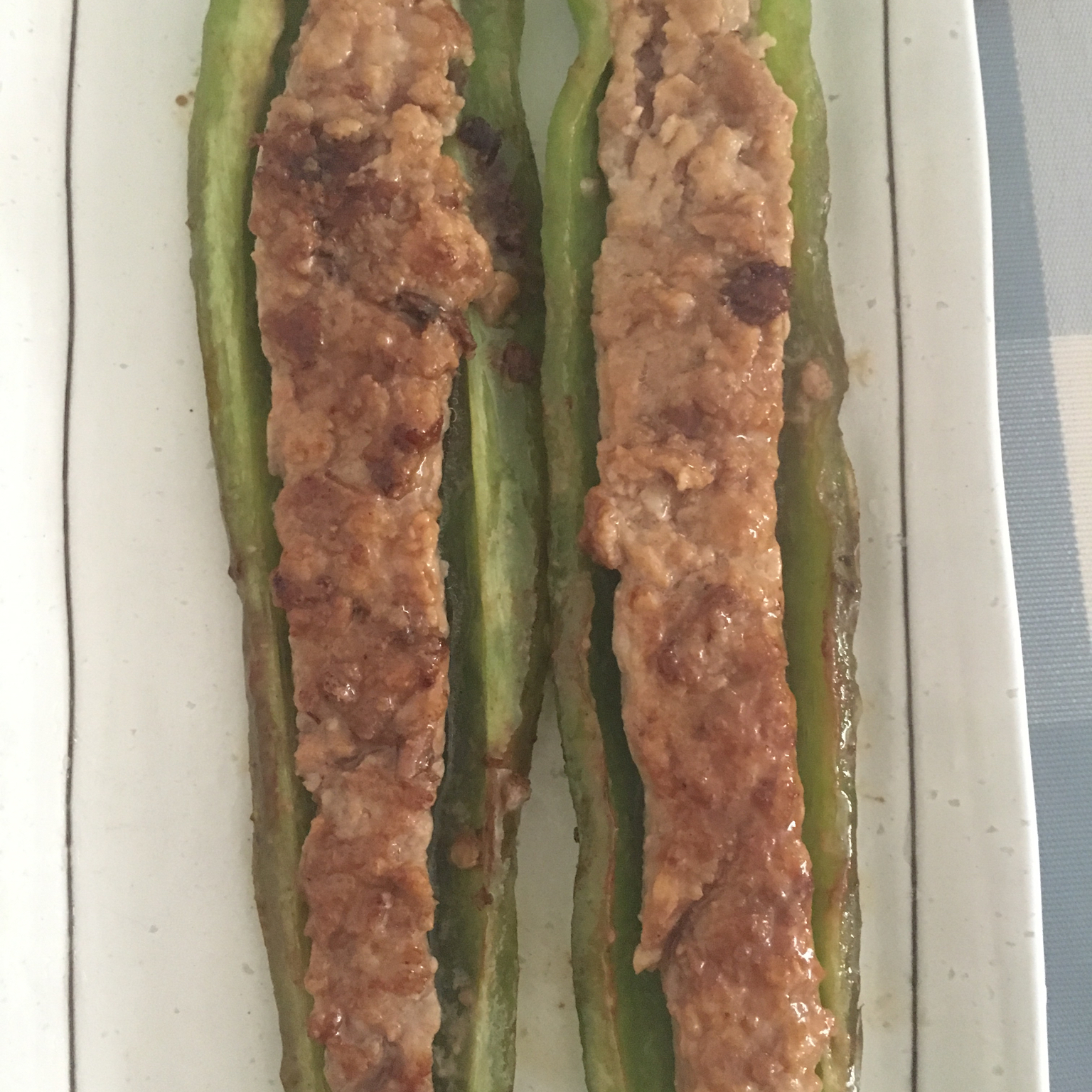 虎皮尖椒酿肉