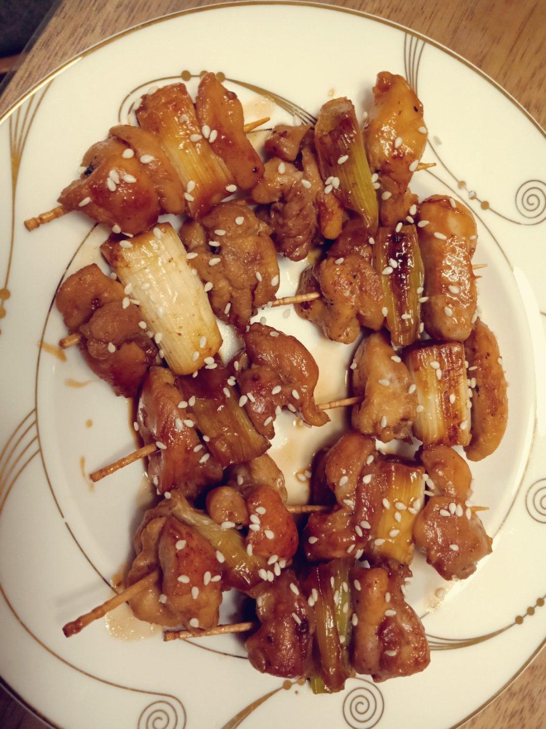 照烧大葱鸡肉肉串