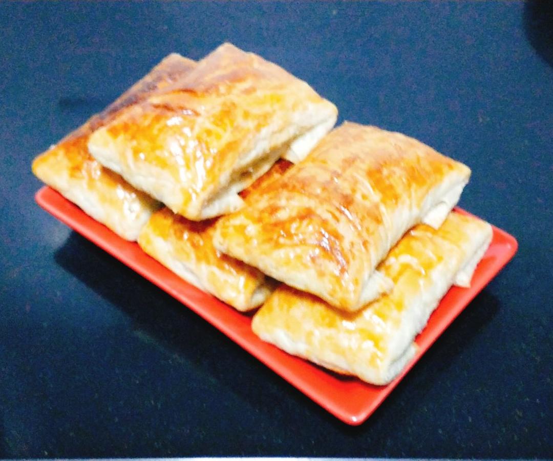 超级简单快手的酥皮红糖火烧(手抓饼版)