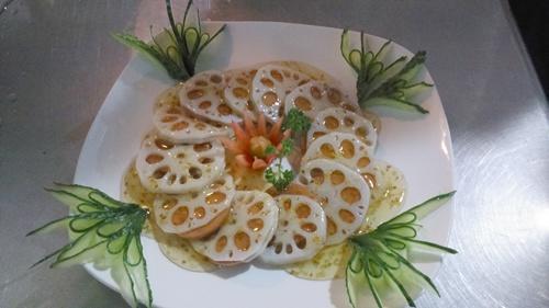 2015年3月素食DIY菜谱之玉藕红莲的做法