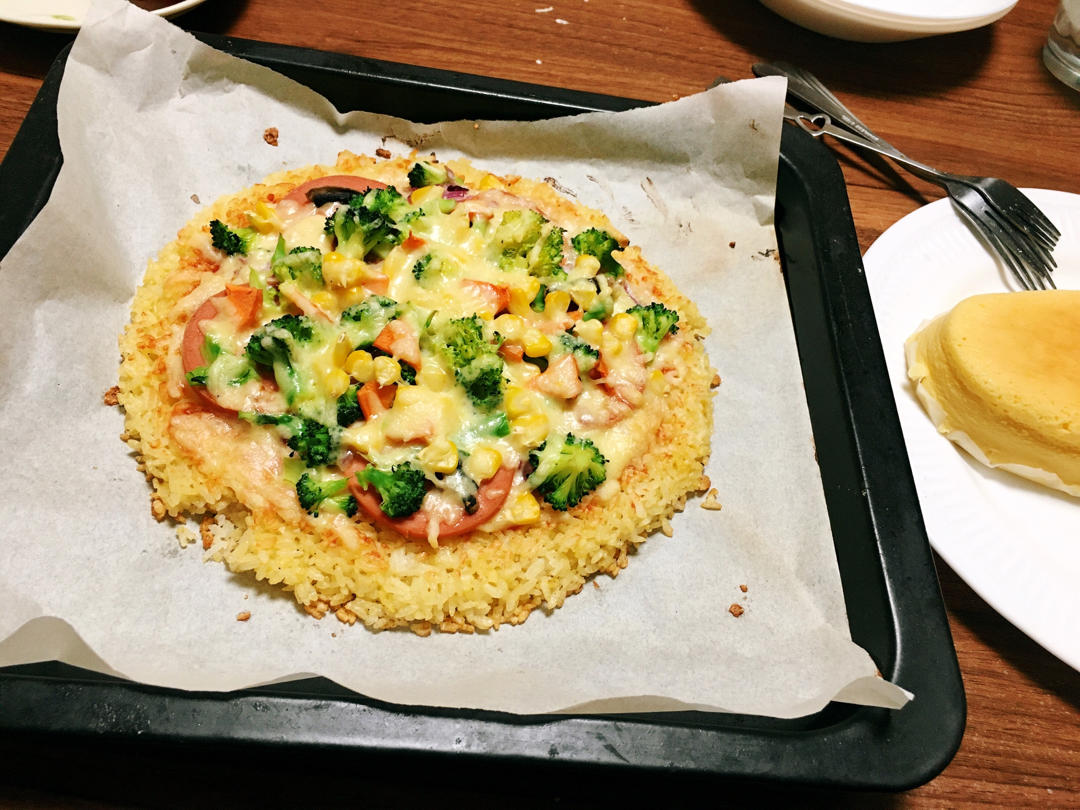 剩米饭的华丽转身-米饭披萨