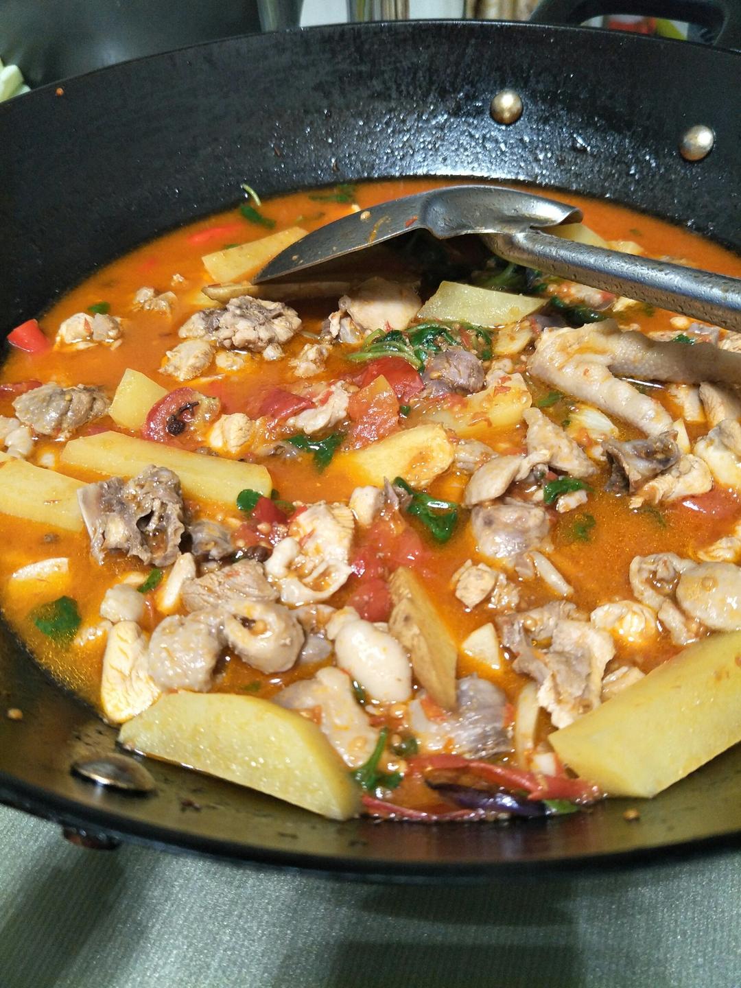 手机用户2190_s768做的番茄鸡汤锅