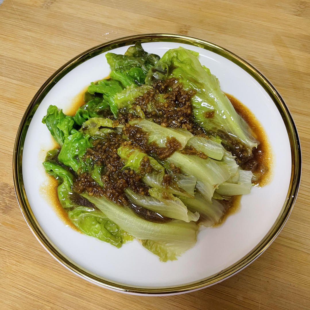 白灼生菜