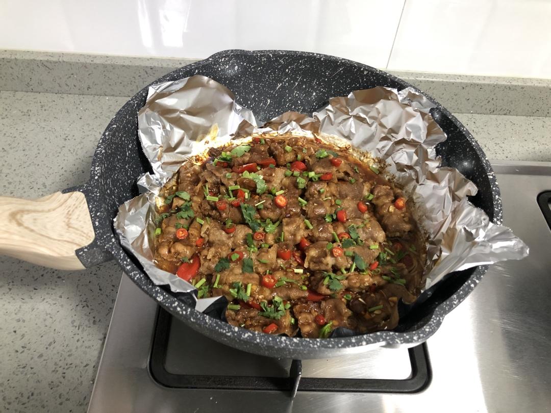 平底锅锡纸肥牛