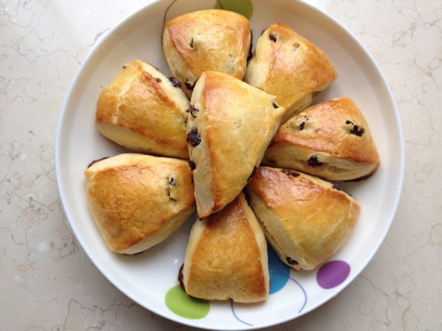 葡萄干司康（酵母版）